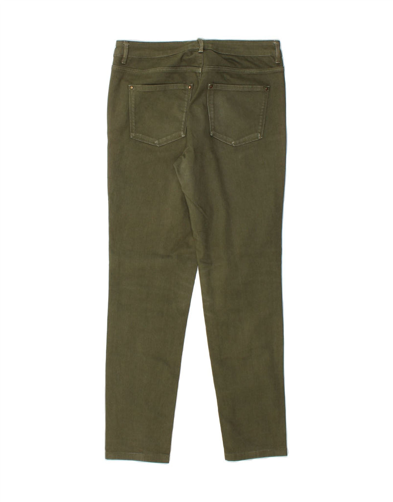 MASSIMO DUTTI Womens Slim Jeans EU 40 Medium W30 L29 Khaki Cotton Vintage Massimo Dutti and Second-Hand Massimo Dutti from Messina Hembry 