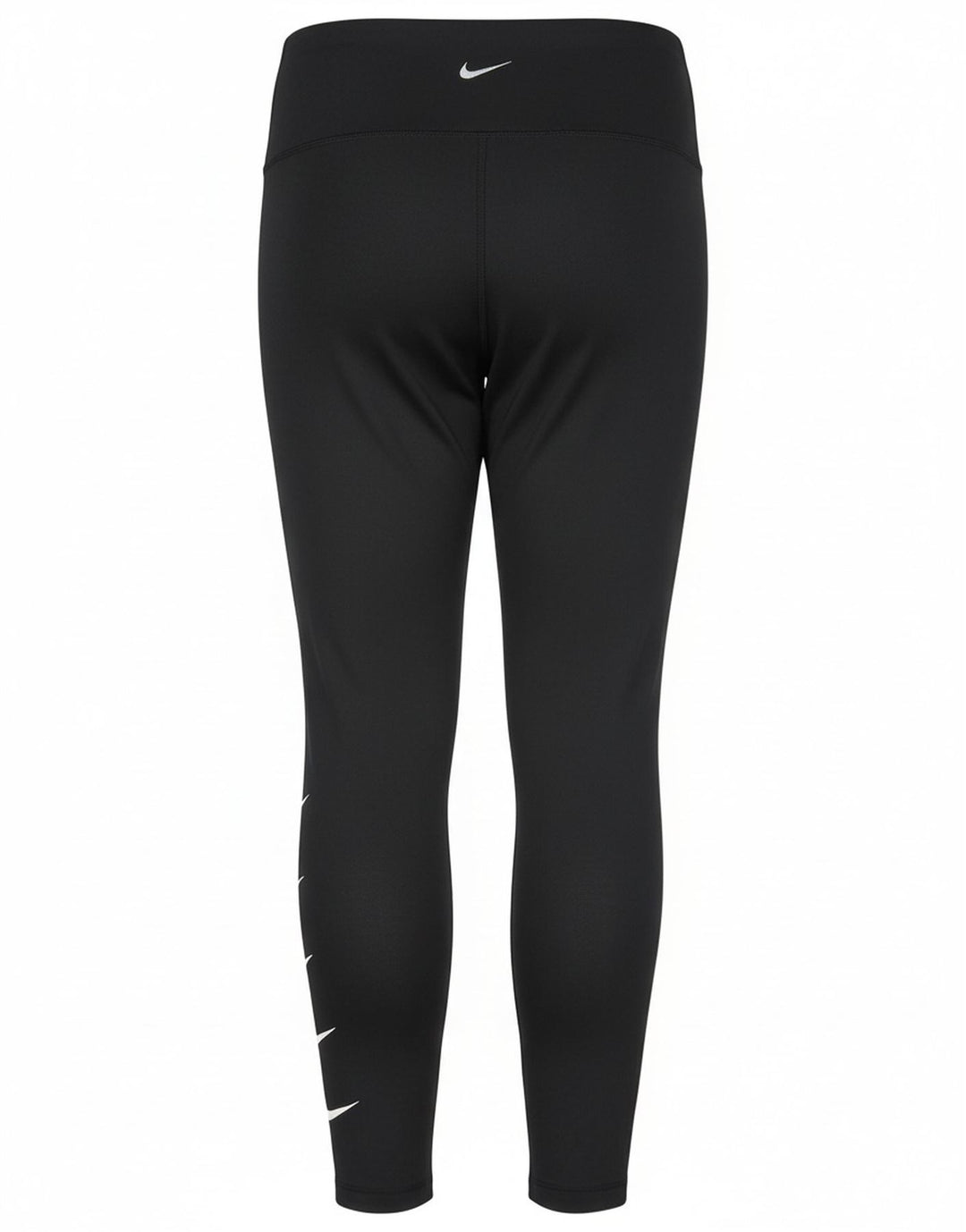 Nike Womens Dri Fit Graphic Leggings UK 10 Small  Black Polyester