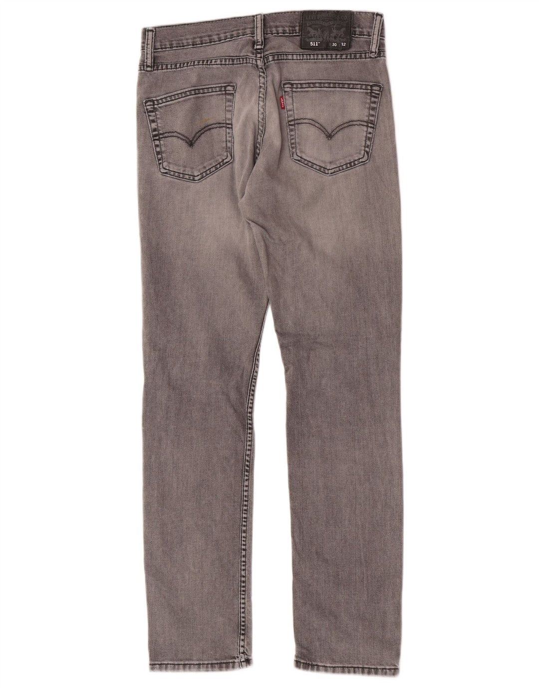 Levi's Mens Slim Jeans W30 L30 Grey Cotton