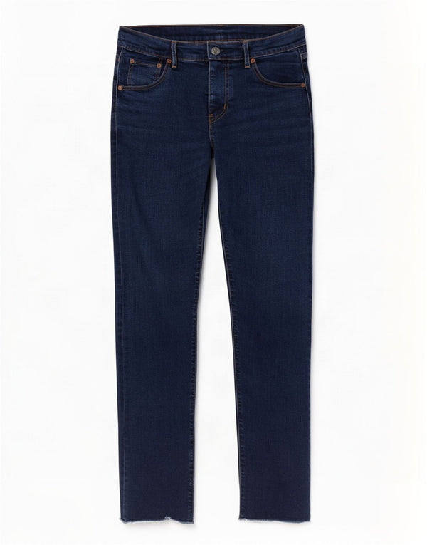 Levi's Womens Skinny Jeans W28 L29 Navy Blue Cotton