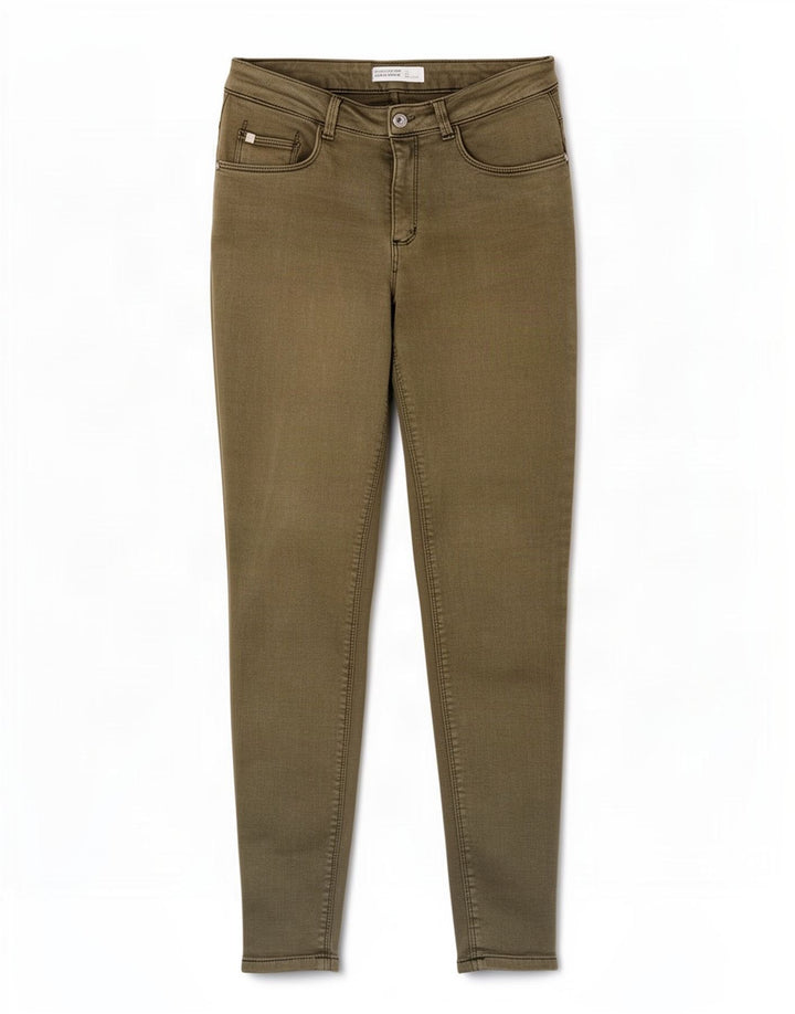 Zara Womens Jegging Jeans EU 40 Medium W30 L28 Khaki