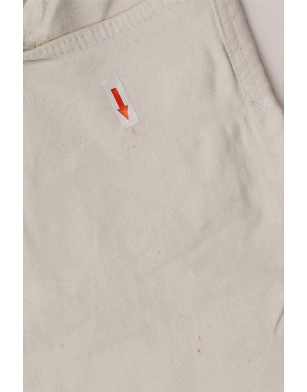 Zara Mens Distressed Cropped Jeans EU 40 Medium W31 L25 White Cotton