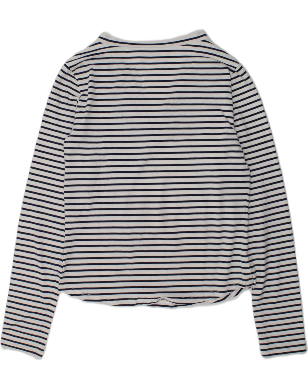 PATRIZIA PEPE Girls Top Long Sleeve 9-10 Years White Striped Nautical | Vintage Patrizia Pepe | Thrift | Second-Hand Patrizia Pepe | Used Clothing | Messina Hembry 