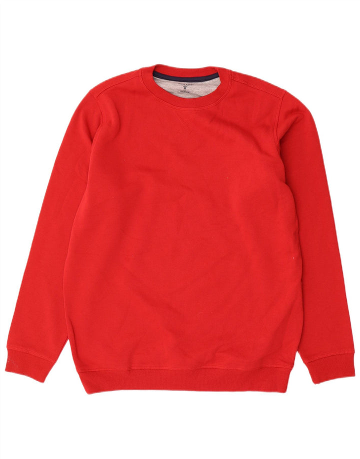 James Pringle Mens Sweatshirt Jumper Medium Red Cotton