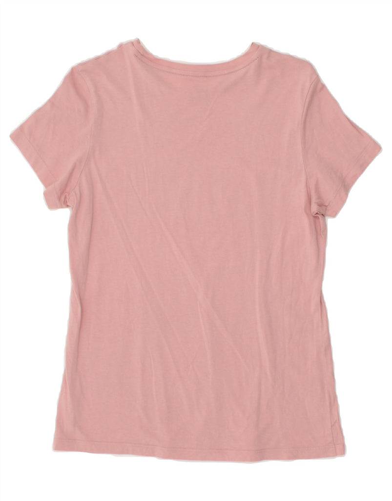 PUMA Womens Graphic T-Shirt Top UK 12 Medium Pink Cotton Vintage Puma and Second-Hand Puma from Messina Hembry 