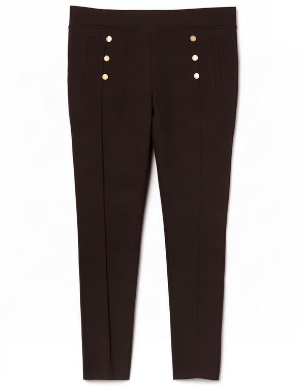 Zara Womens Skinny Casual Trousers XL W32 L27 Black