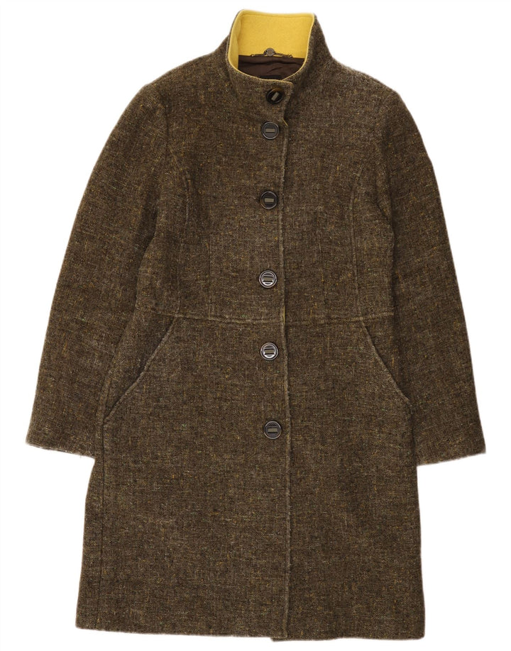 Penny Black Womens Overcoat UK 12 Medium Green Wool