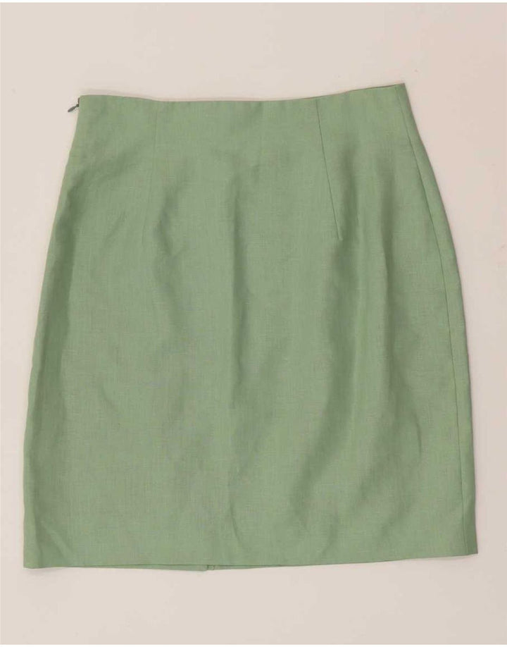 Cacharel Womens Double Breasted 2 Piece Skirt Set IT 44 Medium W28 Green