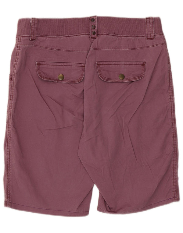 Lee Womens Relaxed Fit Casual Shorts US 4 Small W28 Purple Cotton
