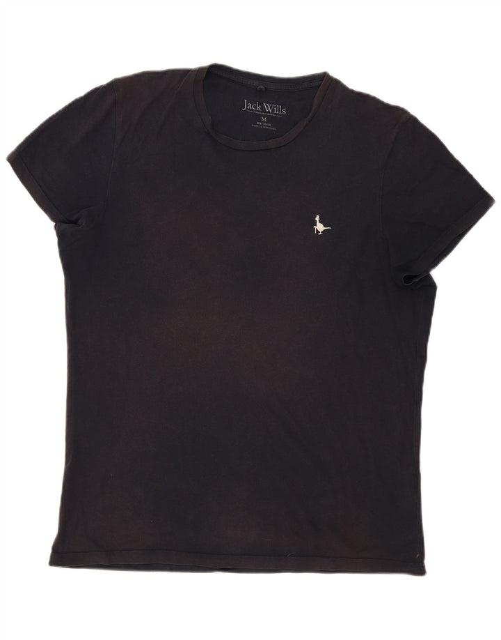 Jack Wills Mens T-Shirt Top Medium Navy Blue Cotton