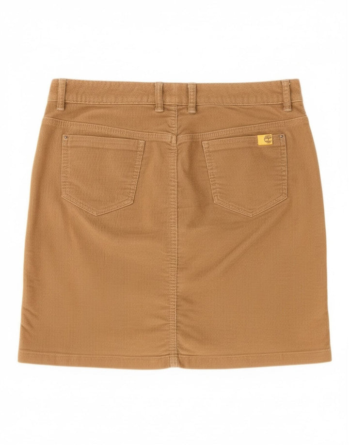 Timberland Womens Corduroy Skirt W29 Medium Beige Cotton