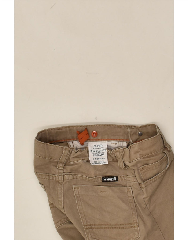 WRANGLER Boys Casual Shorts 7-8 Years W24 Beige Cotton | Vintage Wrangler | Thrift | Second-Hand Wrangler | Used Clothing | Messina Hembry 