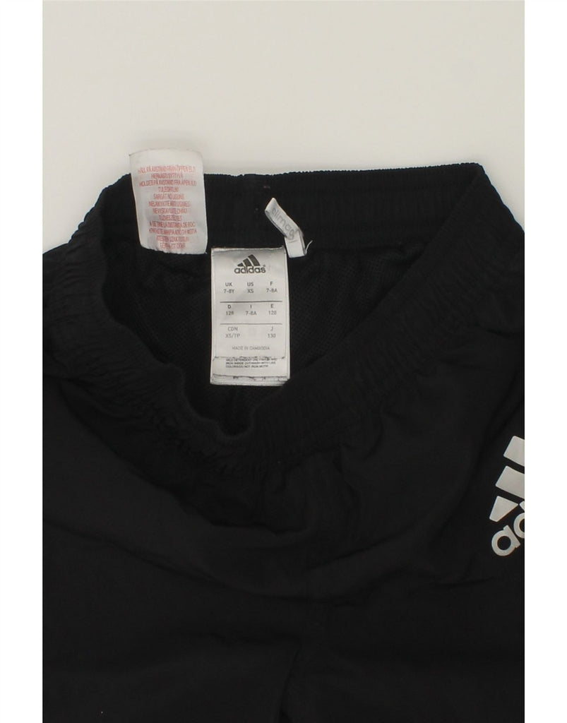 ADIDAS Boys Climacool Graphic Sport Shorts 7-8 Years Black Polyester | Vintage Adidas | Thrift | Second-Hand Adidas | Used Clothing | Messina Hembry 