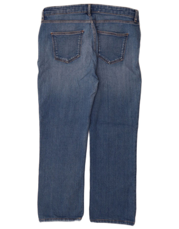 Trussardi Womens Cropped Jeans W28 L25 Blue Cotton