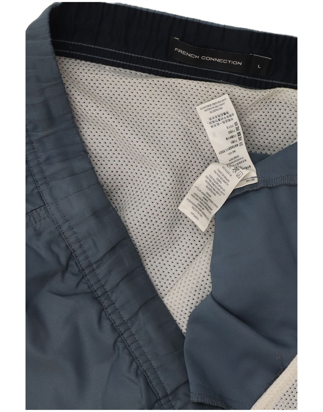 FRENCH CONNECTION Mens Swimming Shorts Large  Grey Polyester