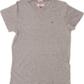 TOMMY HILFIGER Mens T-Shirt Top Small Grey Vintage Tommy Hilfiger and Second-Hand Tommy Hilfiger from Messina Hembry 
