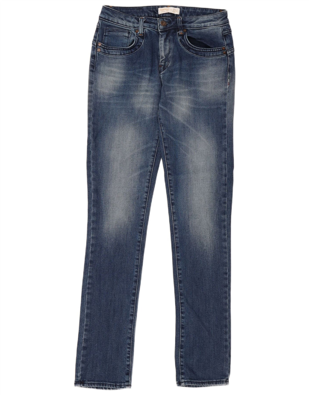 Carrera Womens 752 Regular Fit Straight Jeans IT 44 Medium W30 L32 Blue