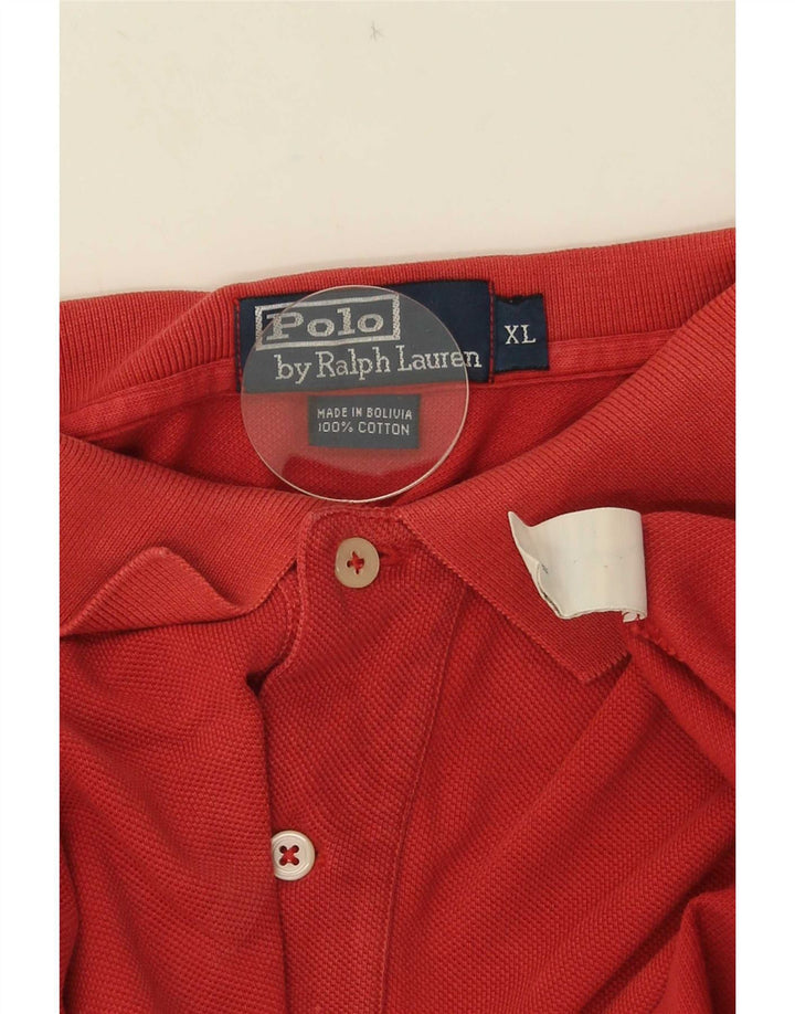 Polo Ralph Lauren Mens Shirt XL Red Cotton