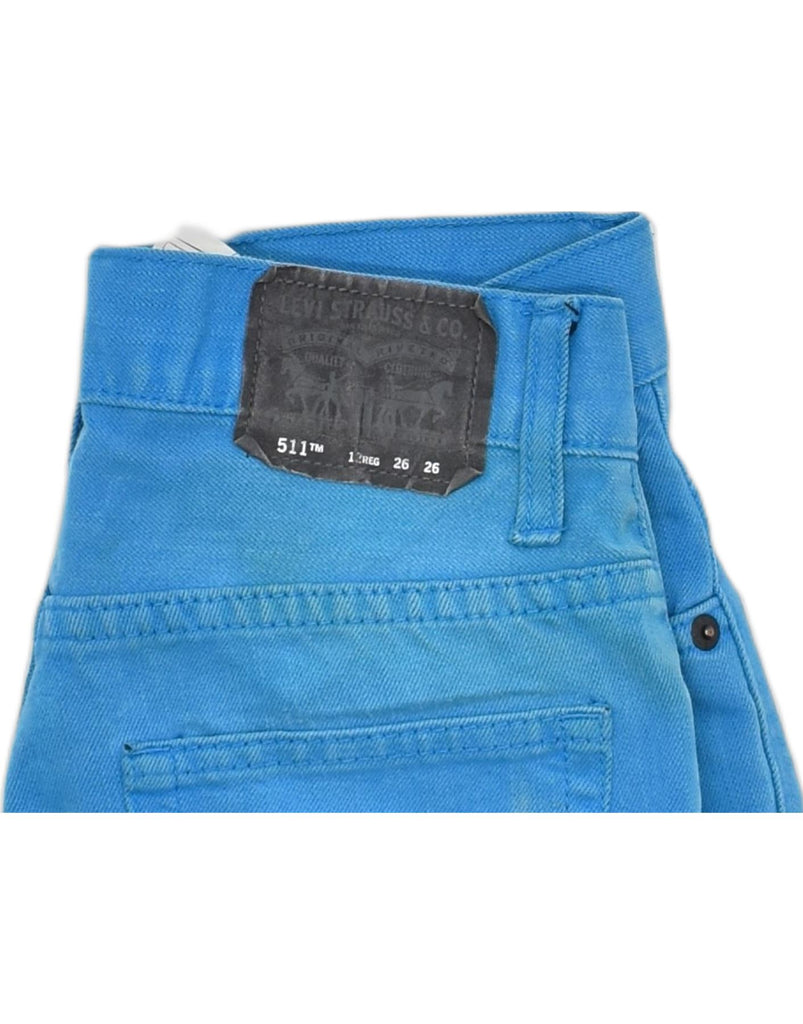 LEVI'S Boys 511 Skinny Jeans 11-12 Years W26 L26 Blue Cotton | Vintage | Thrift | Second-Hand | Used Clothing | Messina Hembry 