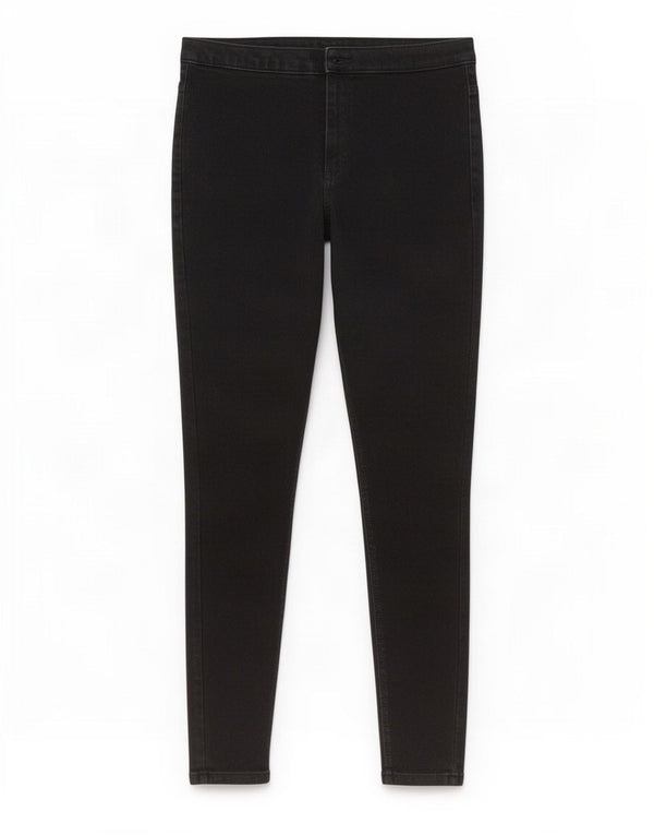Marks & Spencer Womens Super Skinny Jeans UK 16 Large W30 L29 Black Cotton
