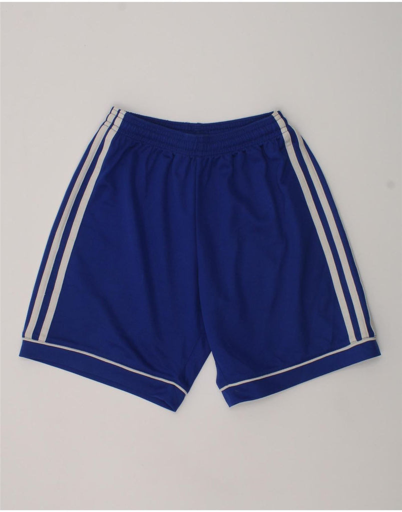 ADIDAS Boys Climalite Sport Shorts 11-12 Years Blue | Vintage Adidas | Thrift | Second-Hand Adidas | Used Clothing | Messina Hembry 