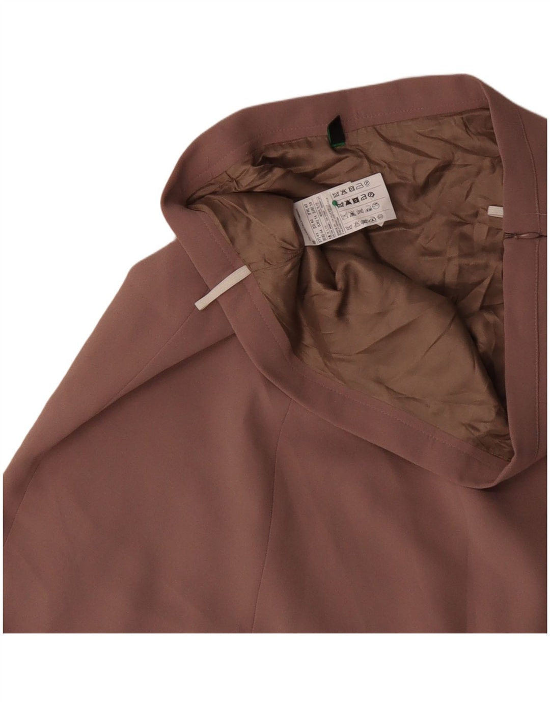 BENETTON Womens A-Line Skirt UK 14 Large W34  Pink Floral Polyester