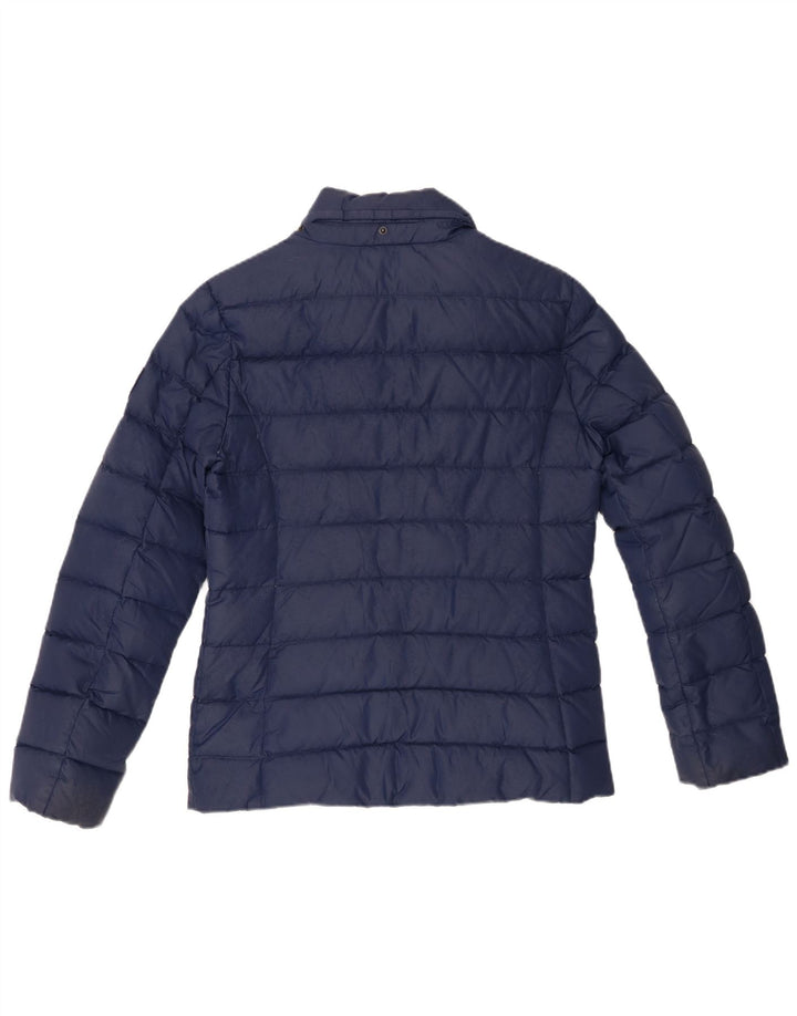 Tommy Hilfiger Womens Padded Jacket UK 14 Medium Navy Blue Polyester