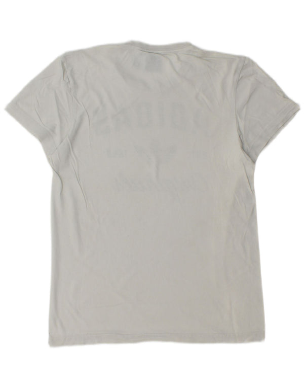 ADIDAS Mens Graphic T-Shirt Top XS White
