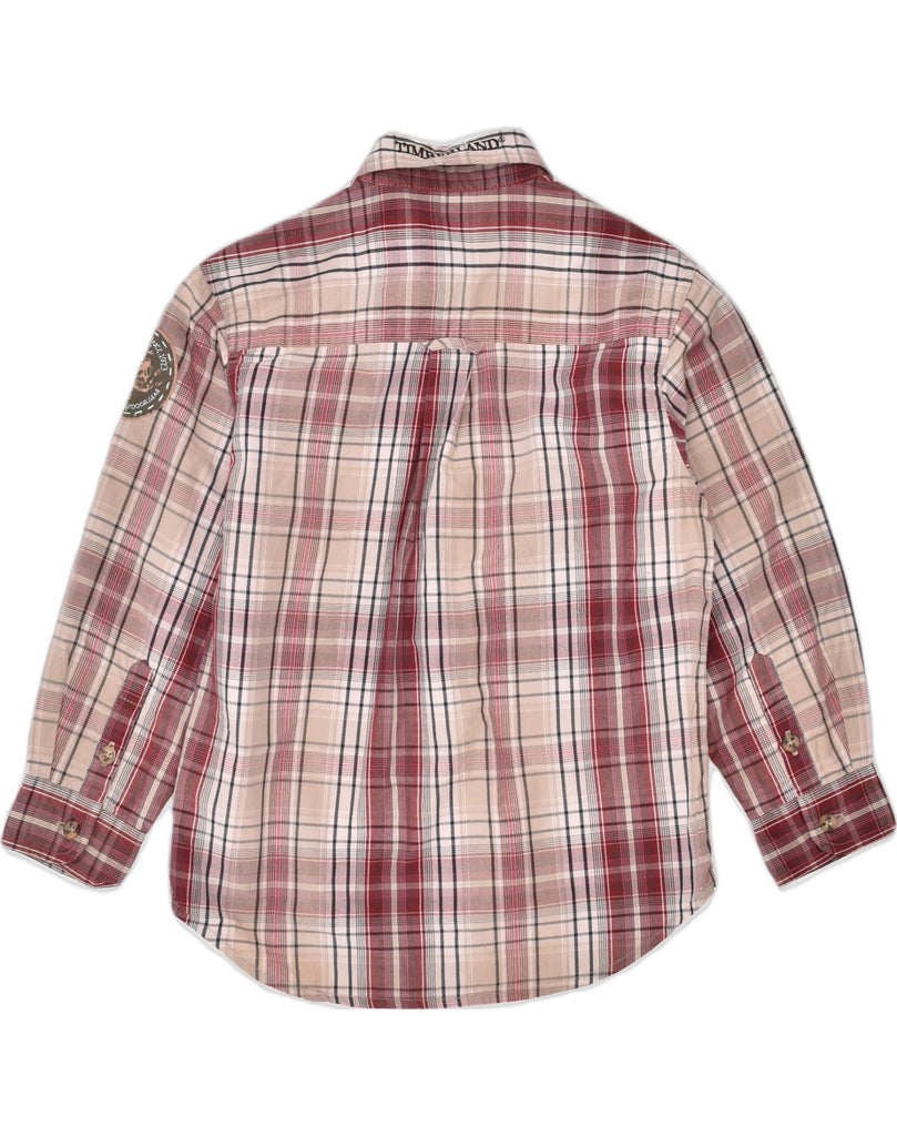 TIMBERLAND Boys Shirt 4-5 Years Red Check Cotton | Vintage | Thrift | Second-Hand | Used Clothing | Messina Hembry 