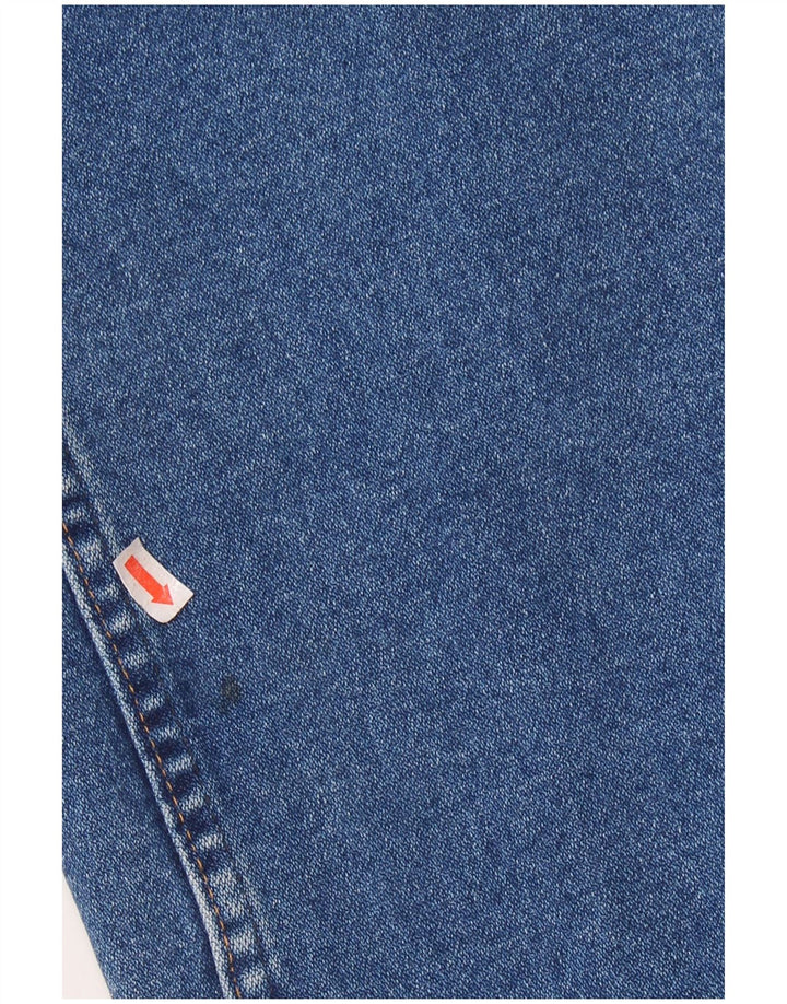 WRANGLER Mens Straight Jeans W36 L32 Blue Cotton