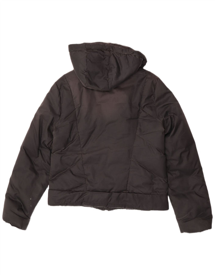 Ciesse Piumini Womens Hooded Padded Jacket IT 46 Large Black Polyester