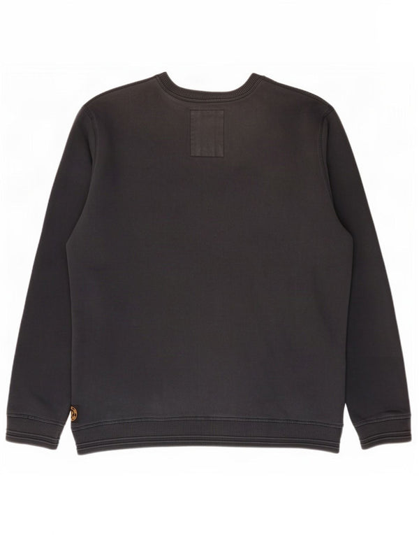 Fat Face Mens Sweatshirt Jumper XL Black Cotton
