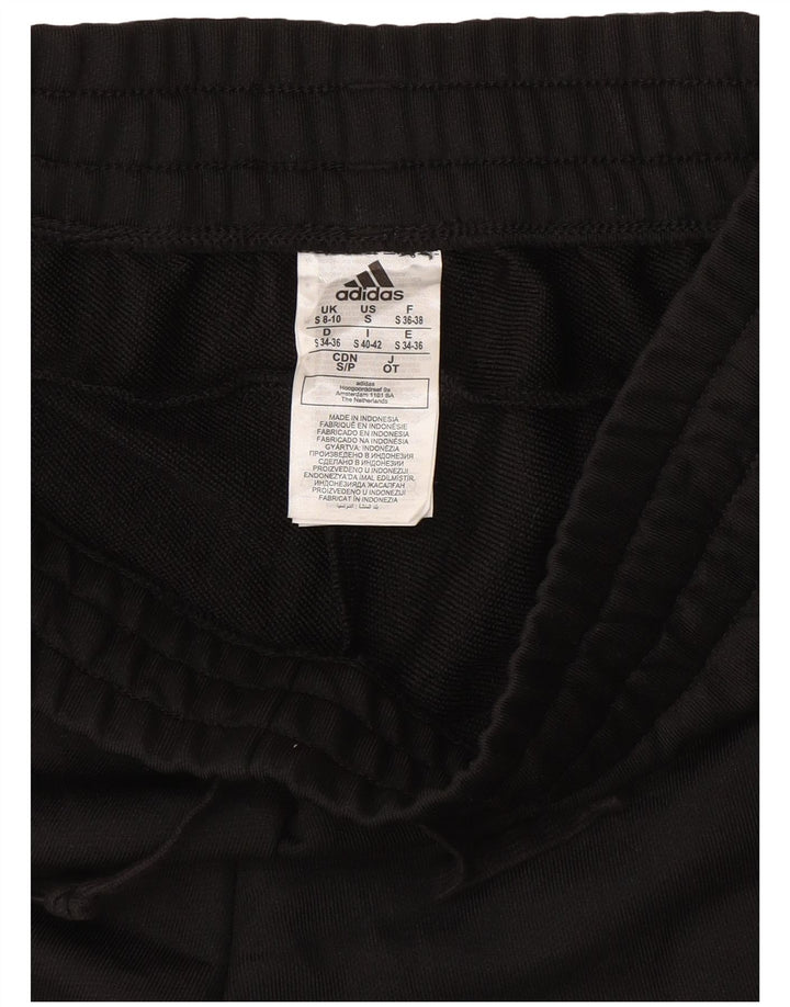 Adidas Womens Tracksuit Trousers Joggers UK 8/10 Small Black