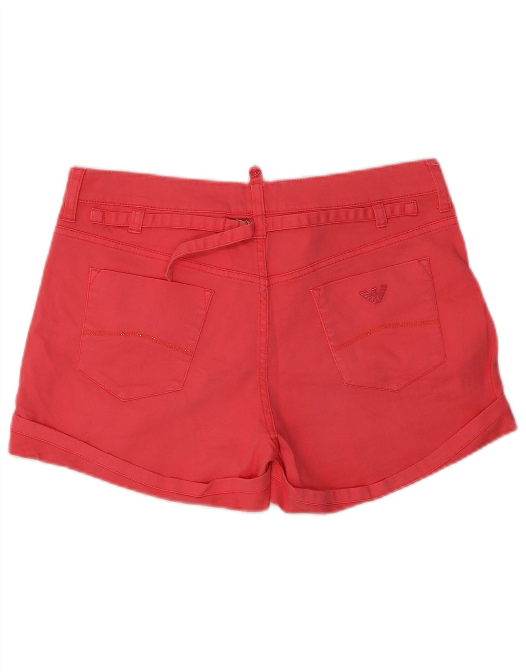 ARMANI Womens Casual Shorts W27 Small  Pink