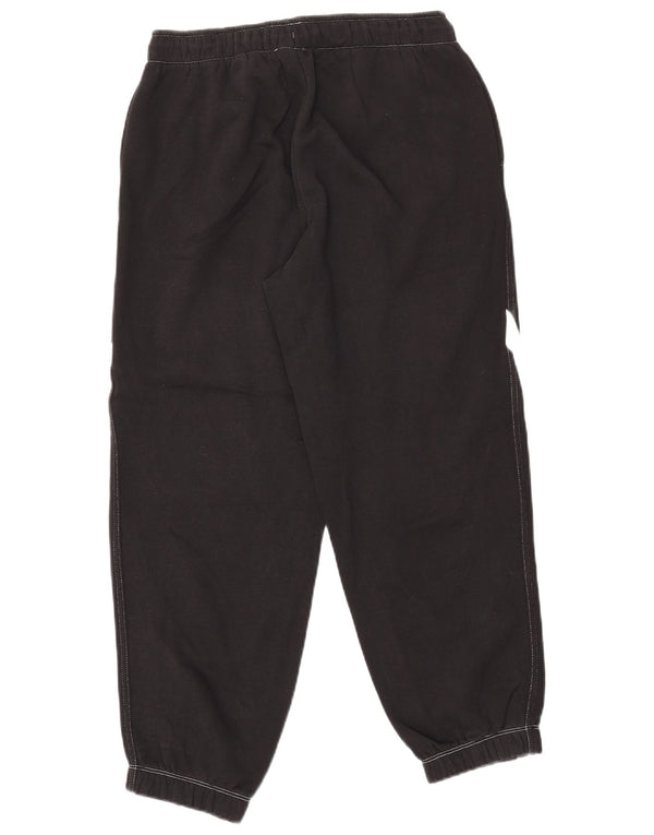 NIKE Womens Graphic Tracksuit Trousers Joggers UK 10 Small  Black Cotton