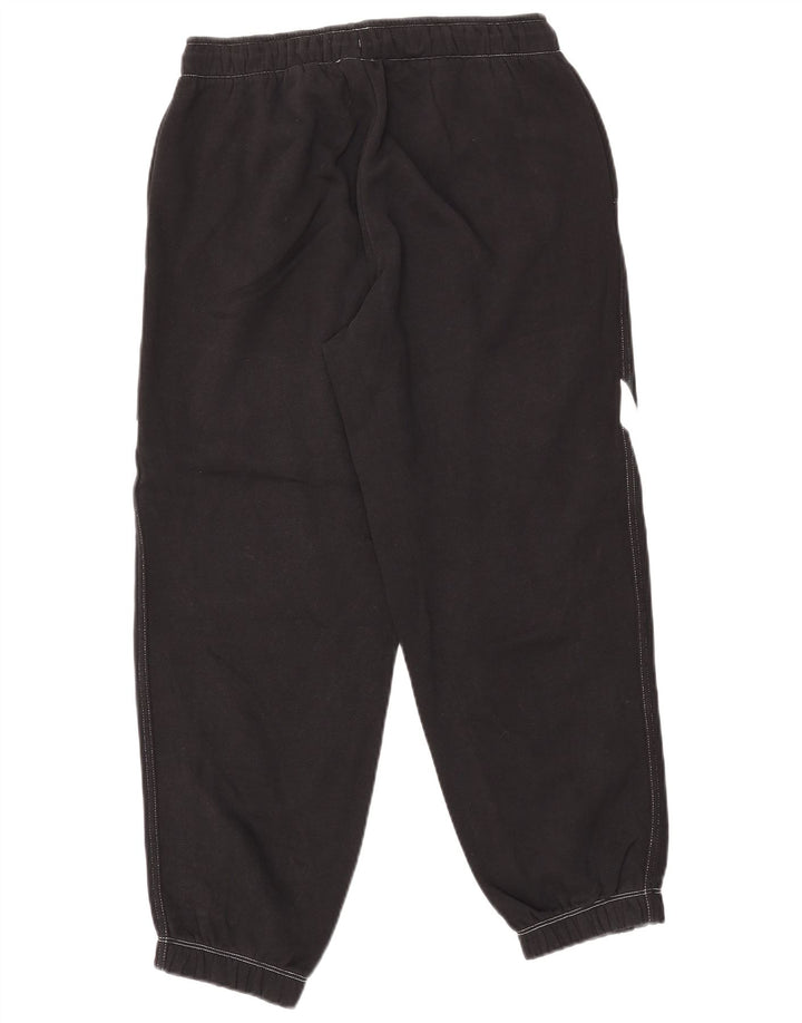 NIKE Womens Graphic Tracksuit Trousers Joggers UK 10 Small  Black Cotton