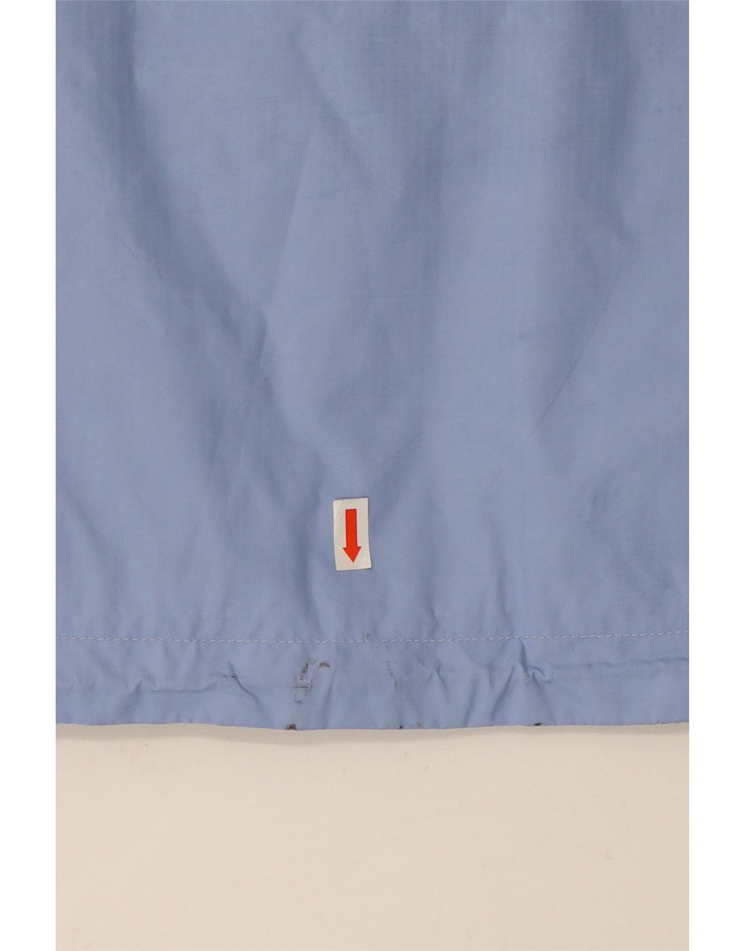 Champion Womens Oversized Hooded Rain Jacket UK 18 XL Blue Colourblock