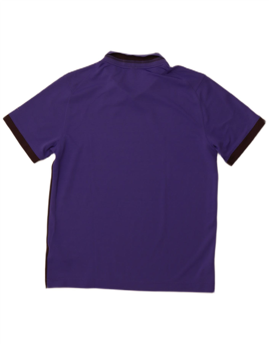 NIKE Mens Dri Fit Polo Shirt Medium Purple Colourblock Polyester
