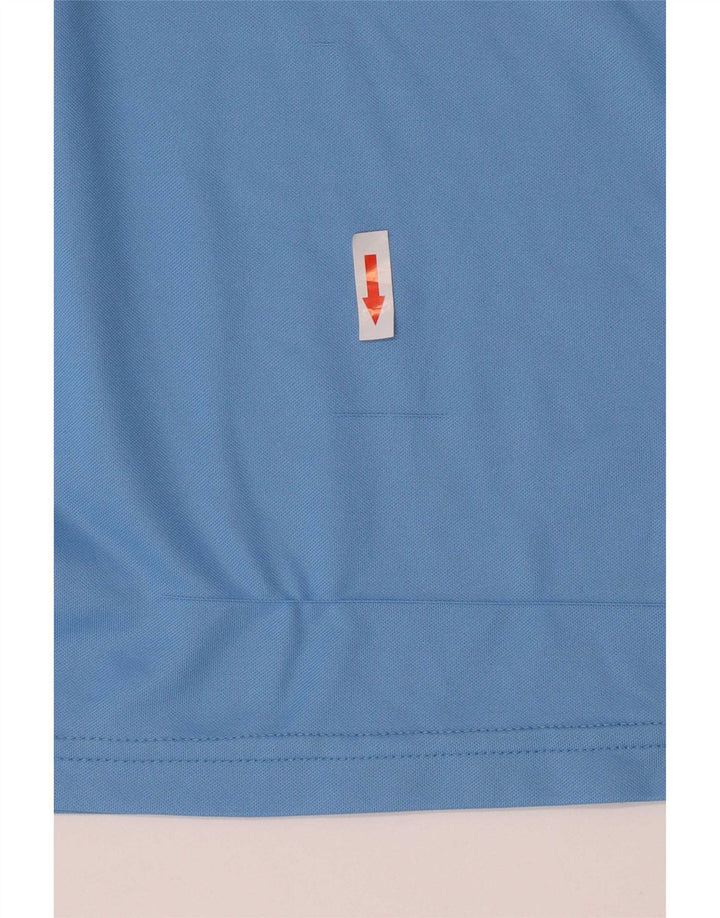 Nike Mens Dri Fit T-Shirt Top Medium Blue Polyester