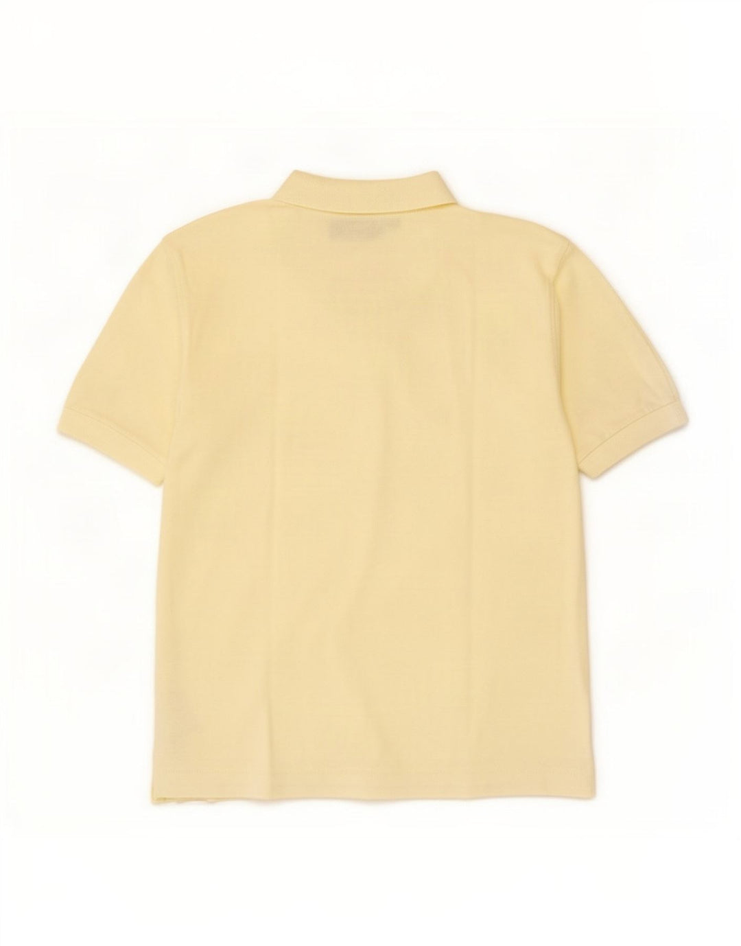 Sergio Tacchini Mens Polo Shirt IT 48 Medium Yellow Cotton