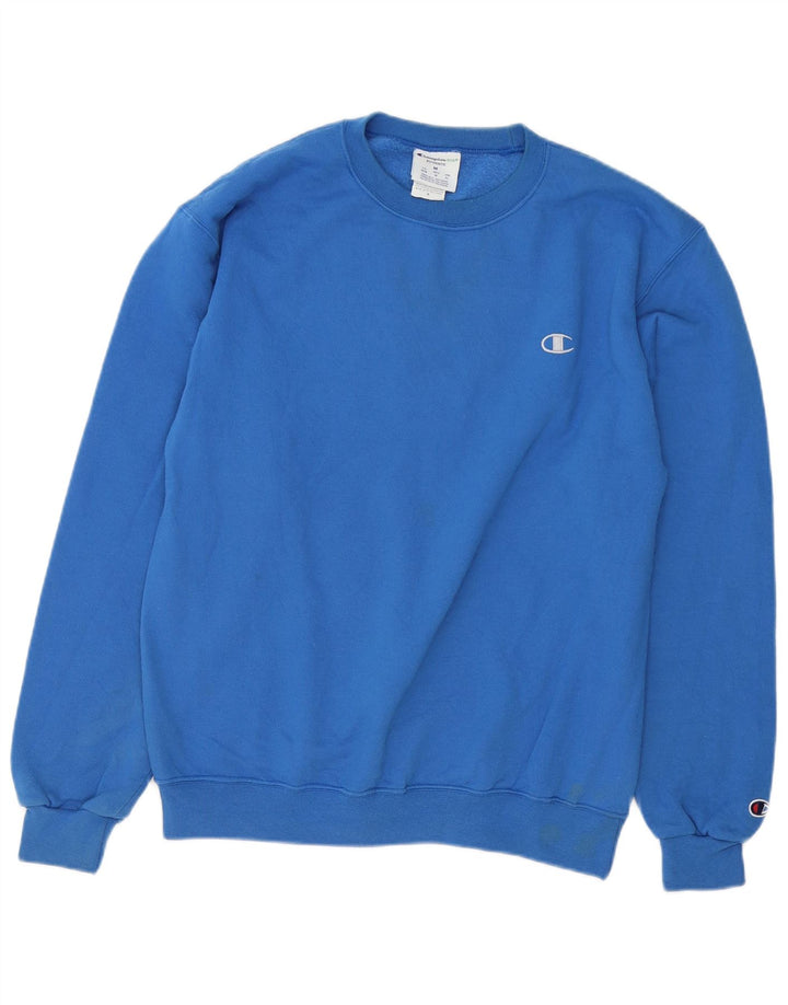 Champion Mens Sweatshirt Jumper Medium Blue Cotton