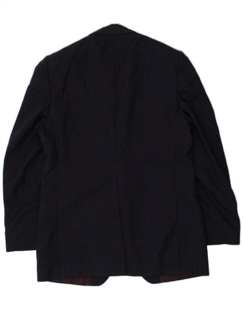 LONDON FOG Mens 2 Button Blazer Jacket UK 40 Large Navy Blue | Vintage London Fog | Thrift | Second-Hand London Fog | Used Clothing | Messina Hembry 