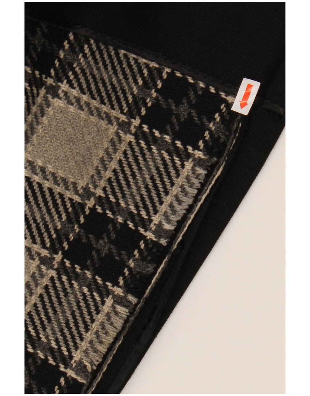 LORD Mens Trench Coat IT 48 Medium Black Wool