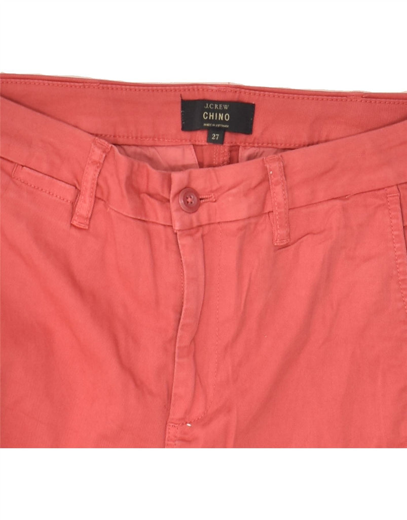 J. CREW Mens Straight Chino Trousers W27 L30  Pink Cotton | Vintage J. Crew | Thrift | Second-Hand J. Crew | Used Clothing | Messina Hembry 