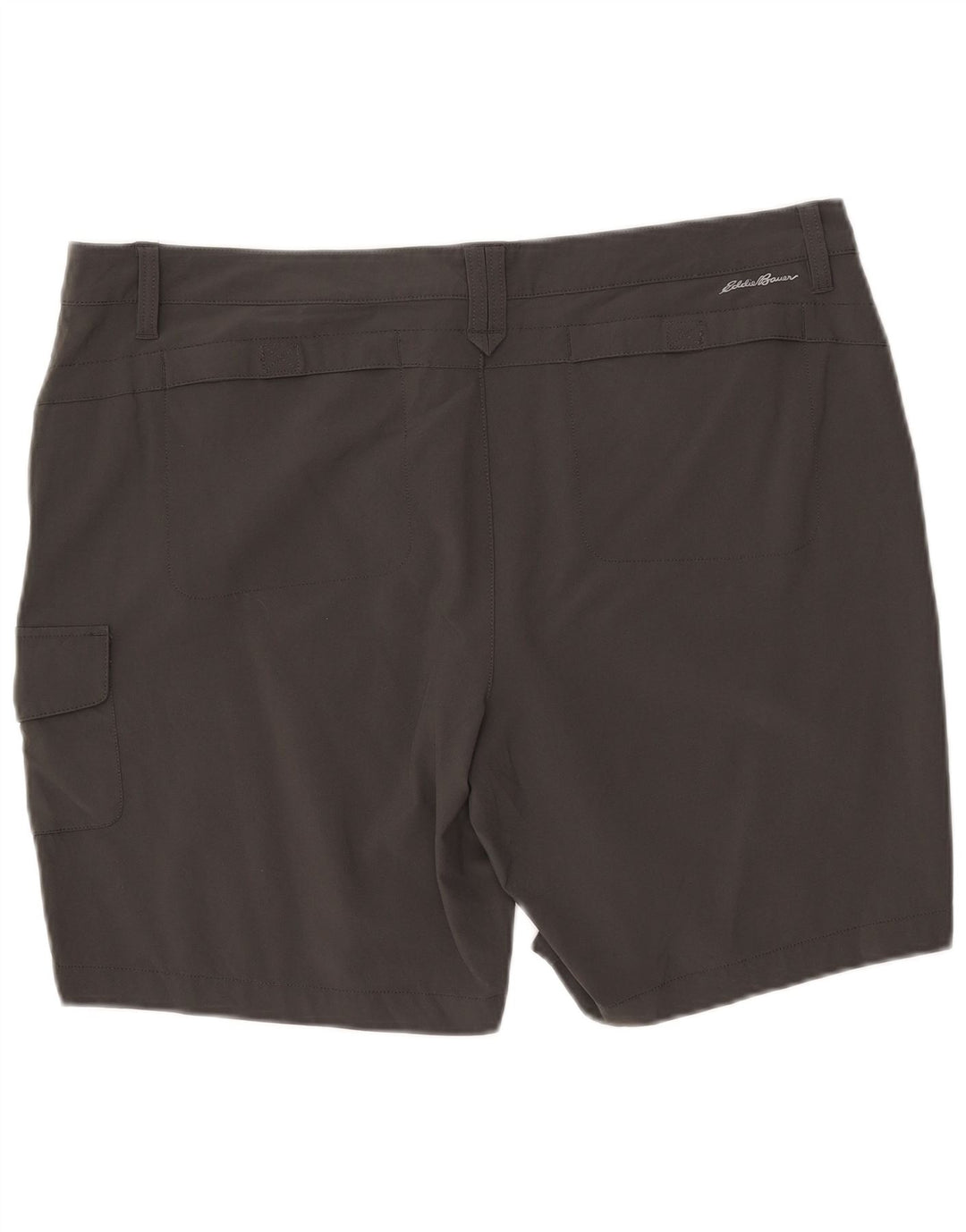 Eddie Bauer Womens Cargo Shorts US 18 2XL W40 Grey Polyester