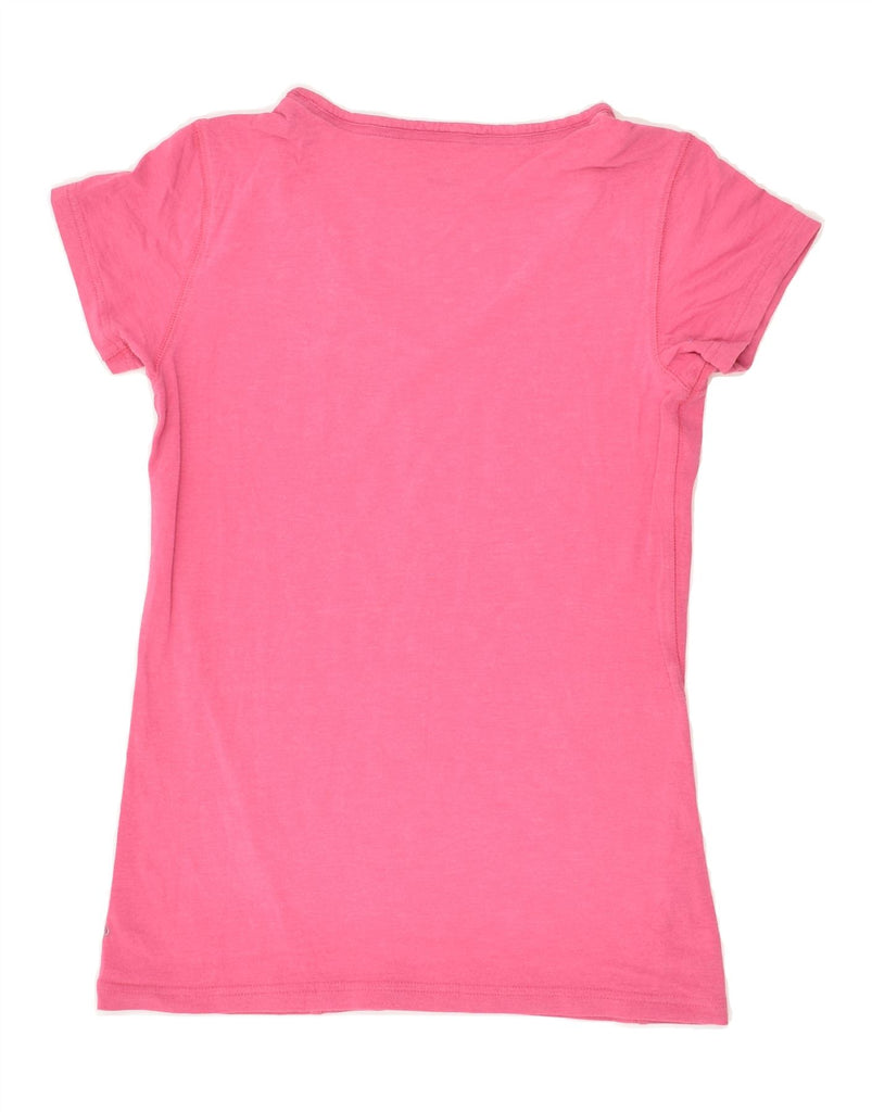 PUMA Womens T-Shirt Top UK 4 XS Pink | Vintage Puma | Thrift | Second-Hand Puma | Used Clothing | Messina Hembry 