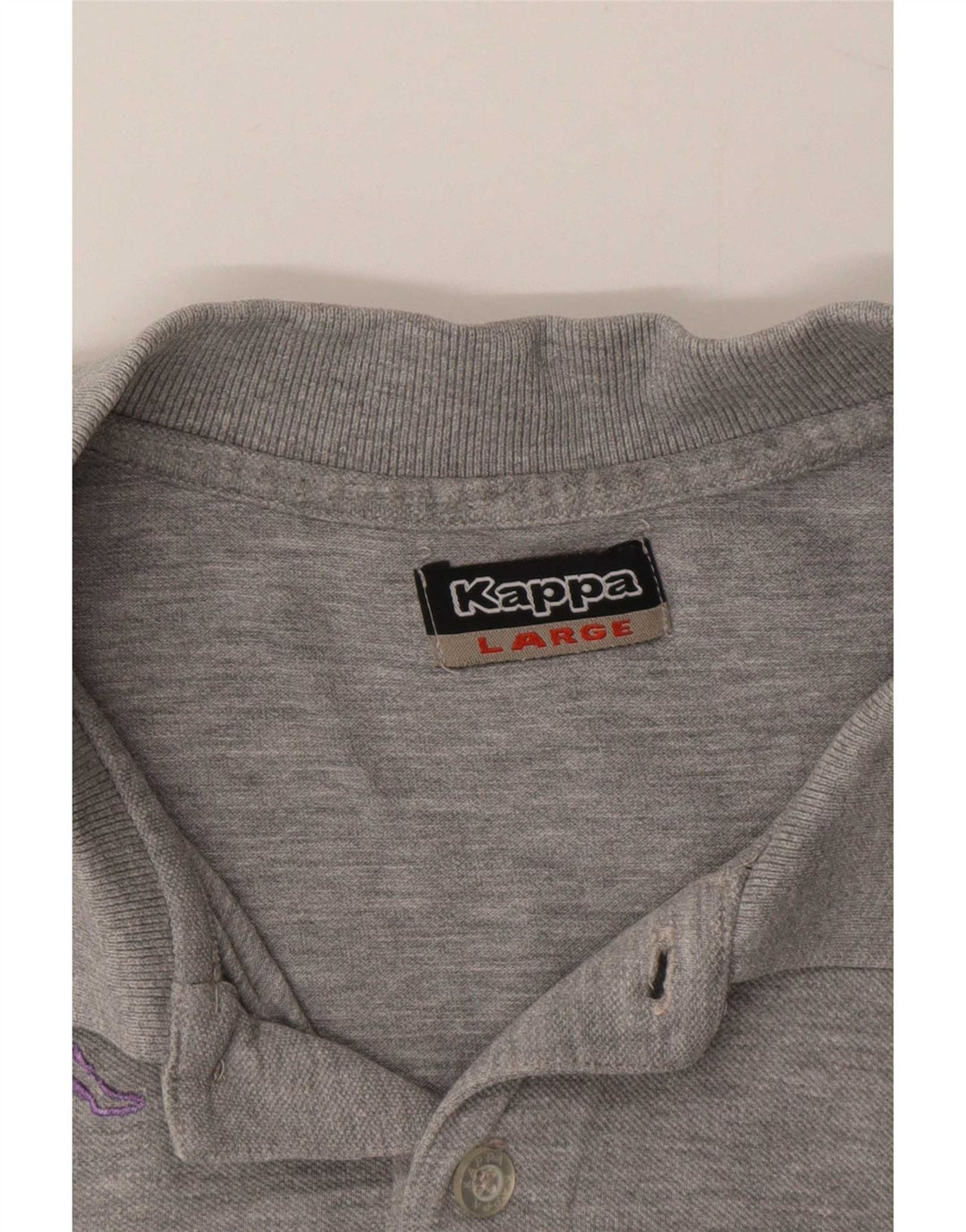 Kappa Womens Polo Shirt UK 16 Large Grey