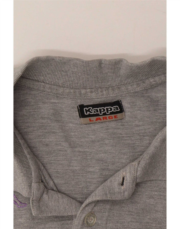 Kappa Womens Polo Shirt UK 16 Large Grey
