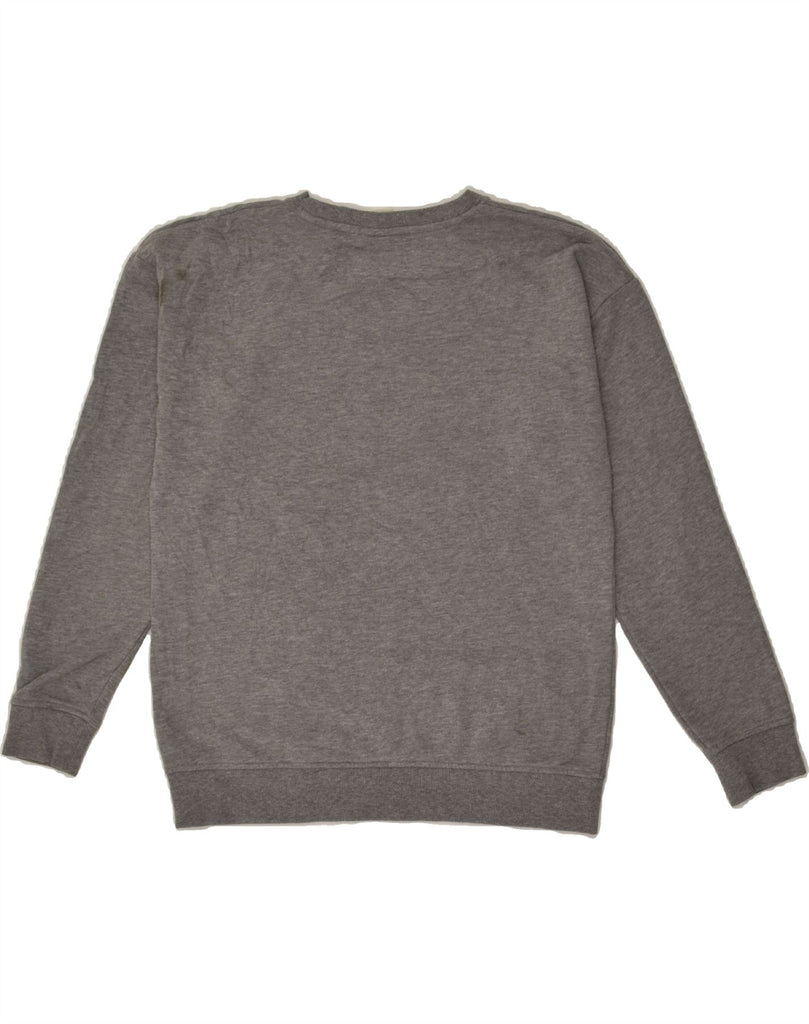 VANS Womens Graphic Sweatshirt Jumper UK 10 Small Grey Vintage Vans and Second-Hand Vans from Messina Hembry 