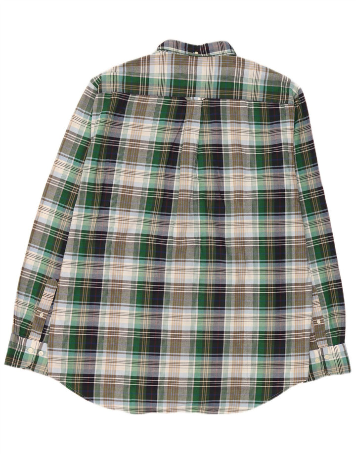 Gant Mens Regular Fit Shirt Size 43/44 17 1/2 XL Multicoloured Check Cotton